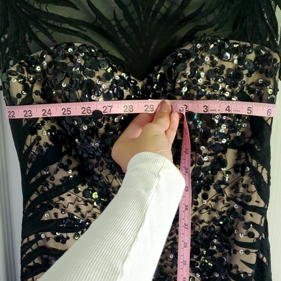 Beaded Black Formal Gown - Picture 13 of 14